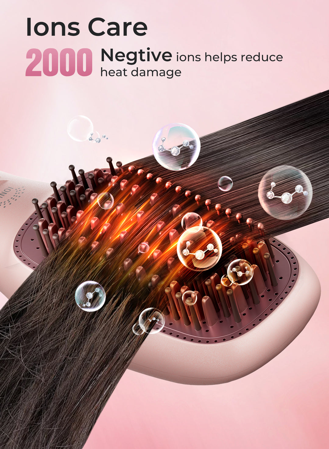Doscher 3-in-1 Hair Dryer Brush – Ceramic Hot Air Styler & Volumizer